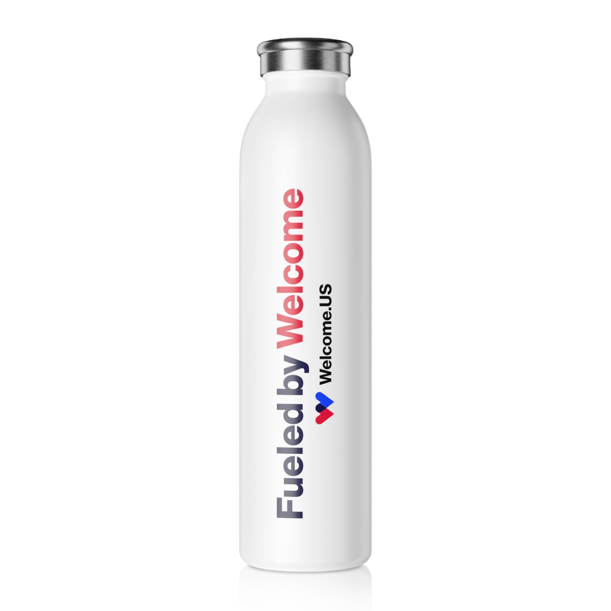 Welcome.US Fueled by Welcome Water Bottle, 20 oz.