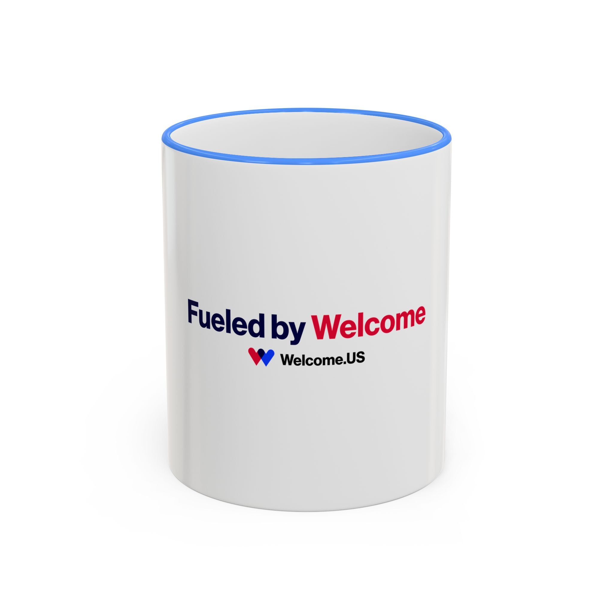 Welcome.US Fueled by Welcome Mug