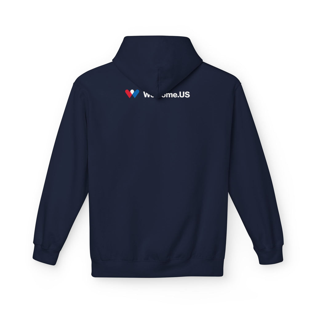 Welcome.US large logo hoodie