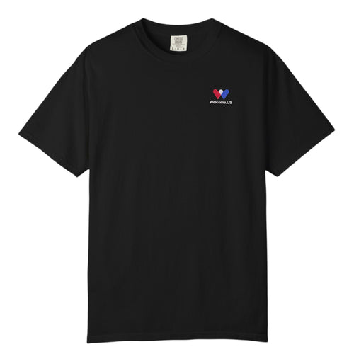 Welcome.US Embroidered Logo Tee