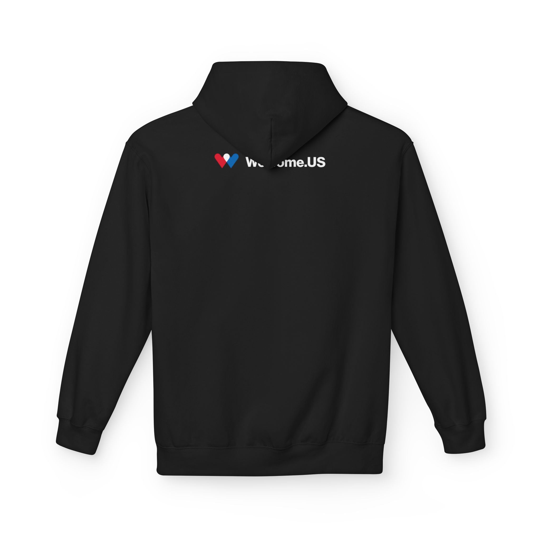 Welcome.US large logo hoodie