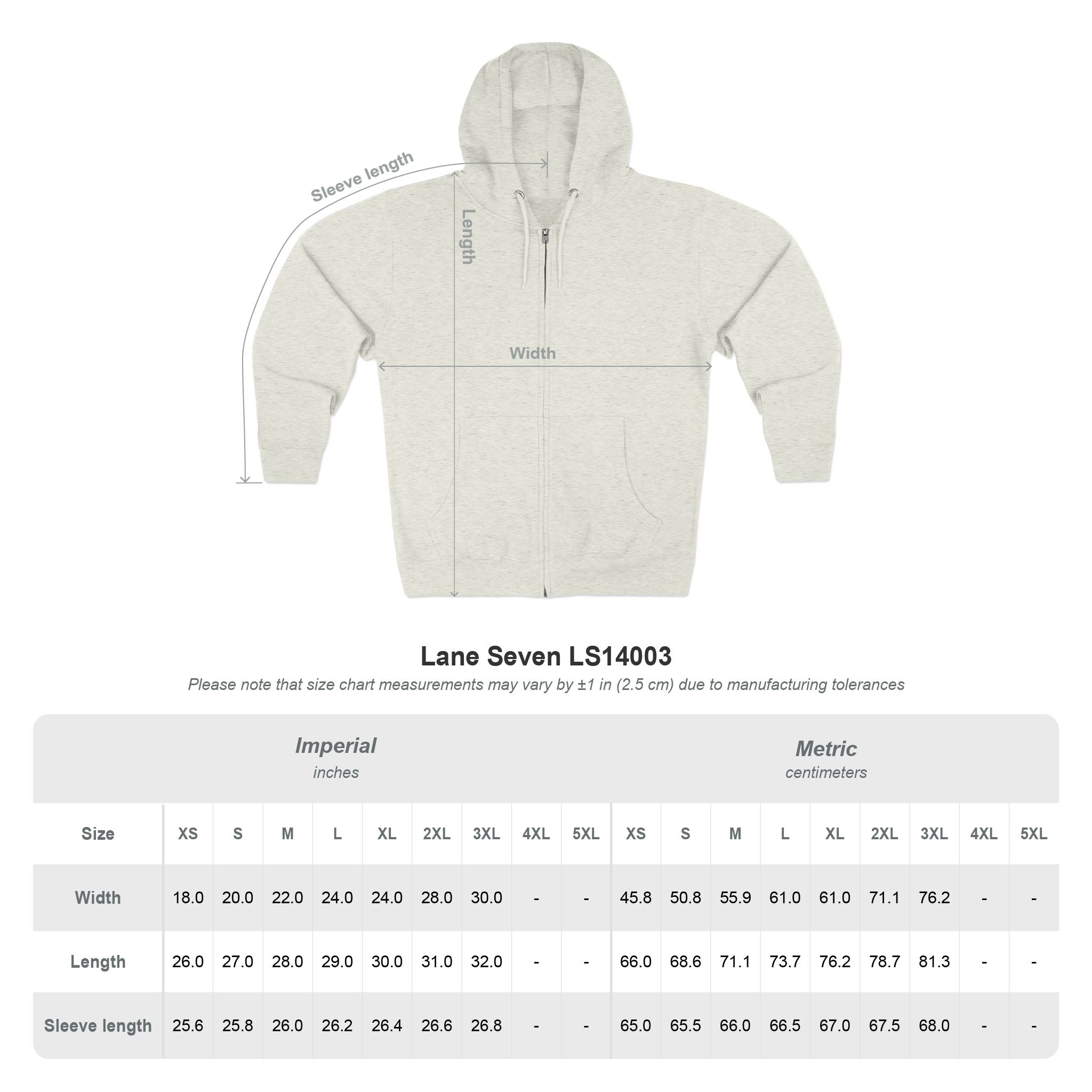Welcome.US Logo Zip Hoodie