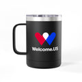 Welcome.US large logo tumbler, 15 oz.