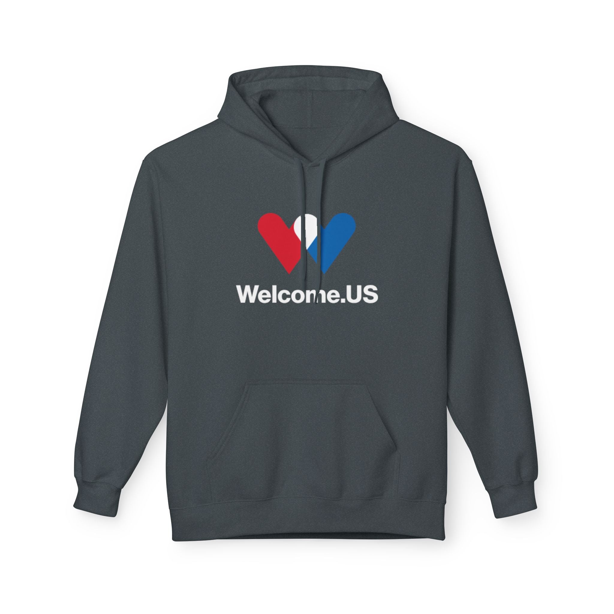 Welcome.US large logo hoodie