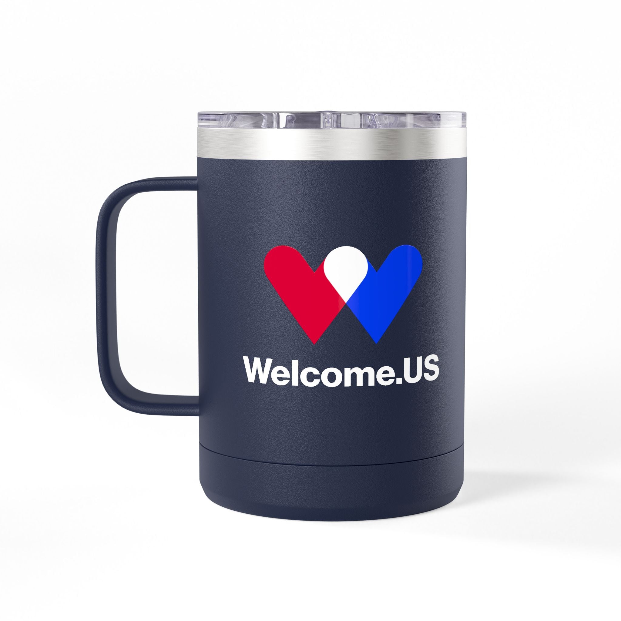 Welcome.US large logo tumbler, 15 oz.