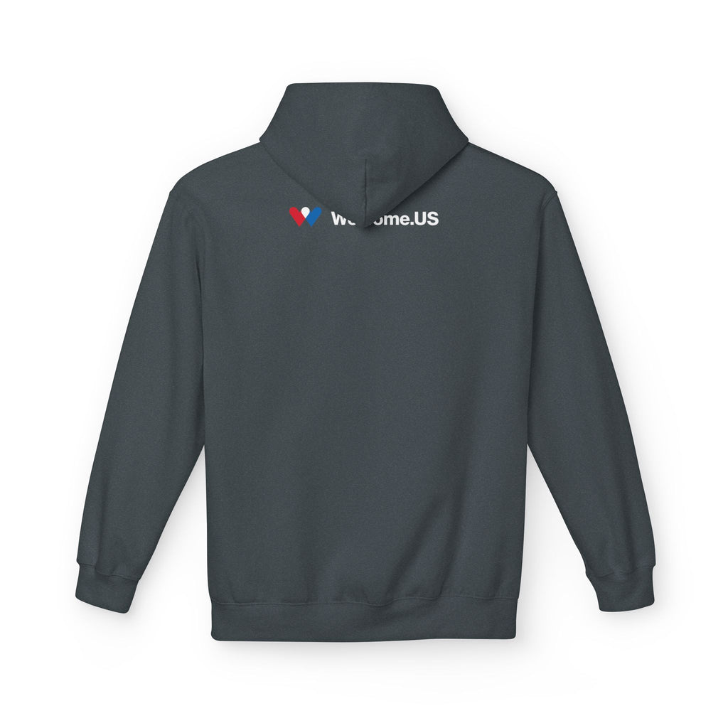 Welcome.US large logo hoodie