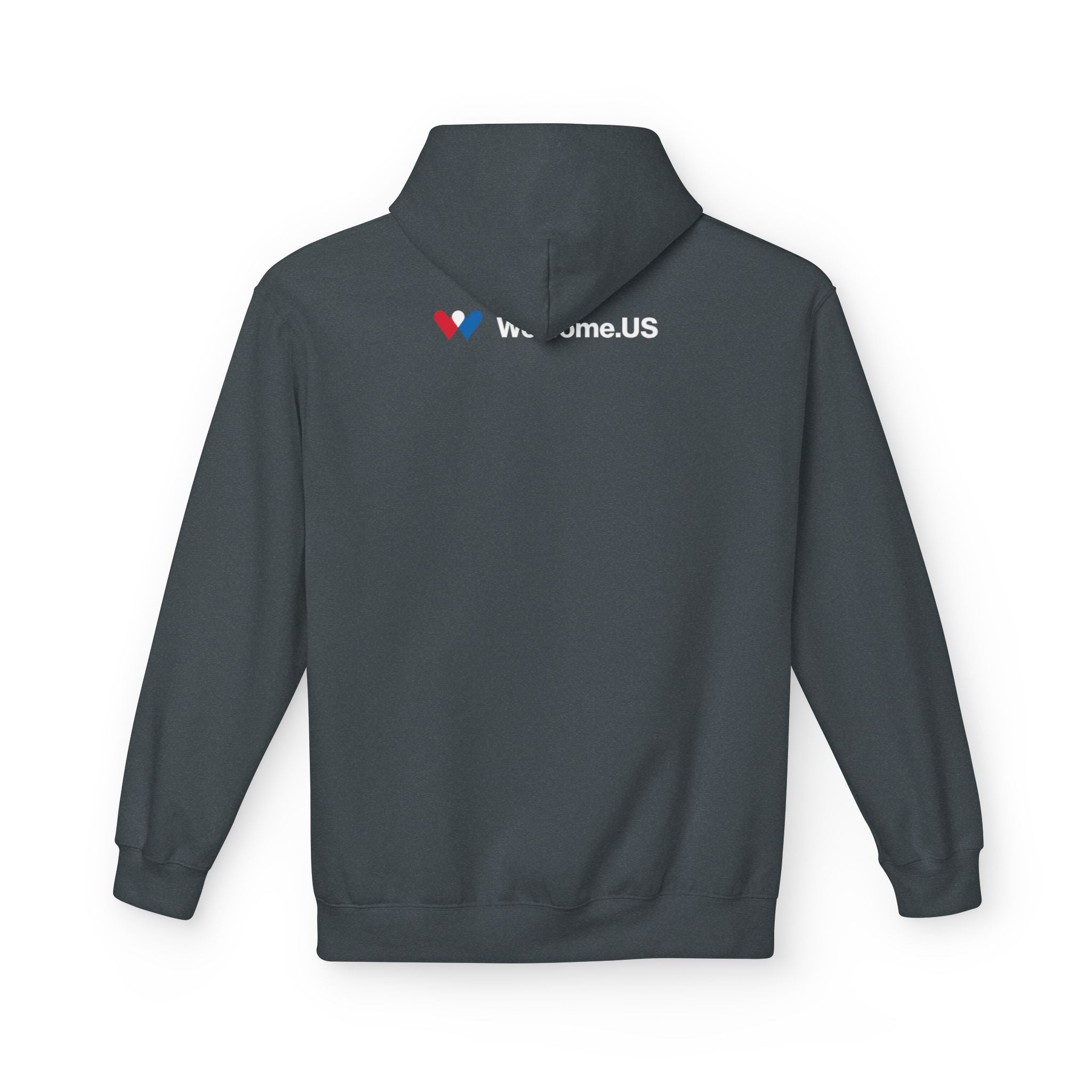 Welcome.US large logo hoodie